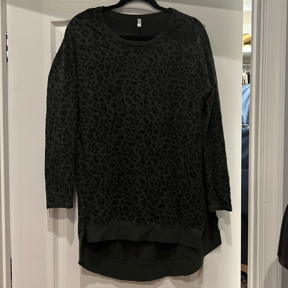Z supply leopard sweater